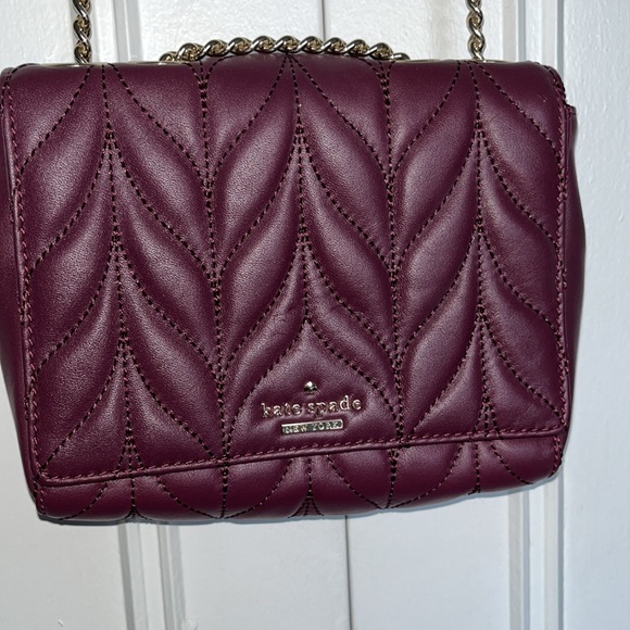 Purple Kate Spade Chain Shoulder Bag - Picture 2 of 4